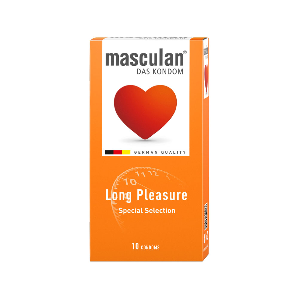 Bao Cao Su Tăng Thời Gian Masculan Long Pleasure Hộp 10 cái