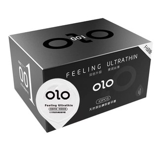 Bao Cao Su 0.01 OLO Đen Hương Vani, Siêu Mỏng, Nhiều Gel Bôi Trơn Kéo Dài Thời Gian – Hộp 10 chiếc