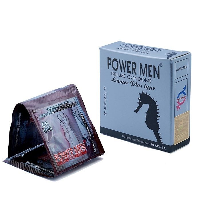 Bao Cao Su Chống Xuất Tinh Sớm Power Men Longer Plus